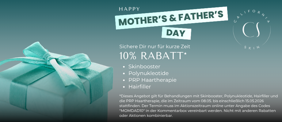 Aktion Muttertag & Vatertag, California Skin München
